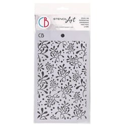 Pochoir plastique souple réutilisable 24 x 14.5 cm Ciao Bella MISTLETOE 62