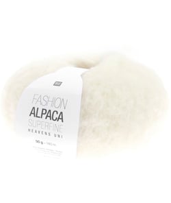 Fil de laine à tricoter Fashion Alpaca Superfine Heavens Uni - Rico Design 01 Creme
