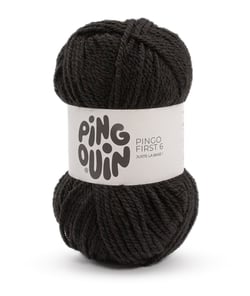 Pelote à Tricoter PINGO FIRST 6 - 100 g - Pingouin : Douceur, Polyvalence et Petit Prix Noir