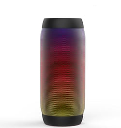 Enceinte Bluetooth Colorée LED Sans Fil HiFi Stéréo Avec NFC FM AUX Microphone Et Carte TF YONIS
