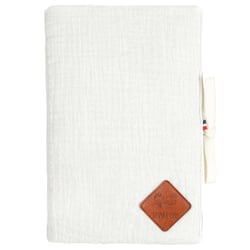 Protège carnet de santé en gaze de coton, Jeanne