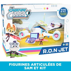 Figurine personnage - Bandai - Enquêtes Sauvages - Jet R.O.N. - Plastique - 4 ans