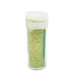 MégaCréa DIY - Tube paillettes biodégradables Vert 9 g