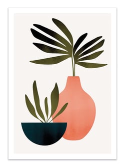 Affiche 30 x 40 cm - Scandinavian Stillife - Kubistika