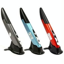 Souris Stylo Optique Sans Fil 1600 DPI Pour Ordinateur PC Portable Dessin Enseignement Rouge YONIS