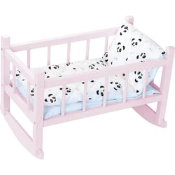 Lit bercelonnette poupée 40 cm panda - Petitcollin