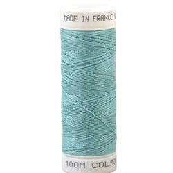 Fil à coudre polyester 100m made in France - vert mint 500