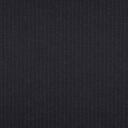 Tissu Jersey Milano Vittoria rayé gris sur fond Noir - Au mètre