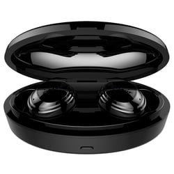 Ecouteurs Bluetooth Sans Fil HD Avec Boîtier De Charge Magnétique Rouge Noir YONIS