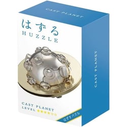 Casse-tête Hanayama Huzzle Cast PLANET - Gigamic - Blanc et Doré - Niveau 4 sur 6