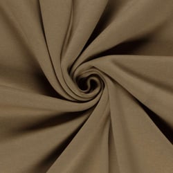 Tissu Molleton Sweat uni Taupe