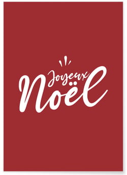 Affiche Joyeux Noël 2 | A3 : 29,7x42cm