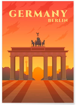 Affiche Allemagne | A3 : 29,7x42cm
