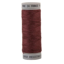 Fil super résistant polyester 50m - Rouge Bordeaux C260
