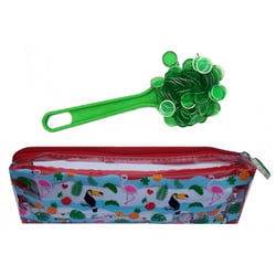 Trousse bingo + baton magnetique vert + 100 pions de loto - kit complet 3 en 1 - lotoquine