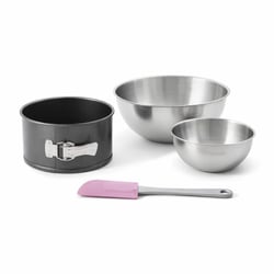 Set pâtisserie 1 moule à panettone 18 cm, 2 bols à mixer, 1 spatule Zenker