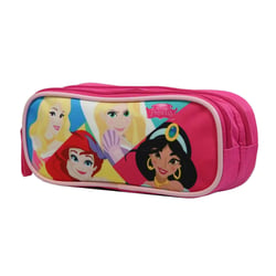 Trousse scolaire 2 compartiments Disney Princesses Rose - BAGTROTTER