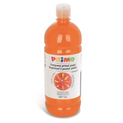 Gouache Ready-Mix Premier Pas 1000 ml Flacon avec Bouchon Flux Control orange 250 PRIMO