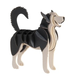 Maquette 3D en papier Husky sibérien - Fridolin