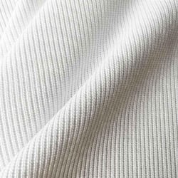 Tissu Maille Tricot Miloza uni Blanc