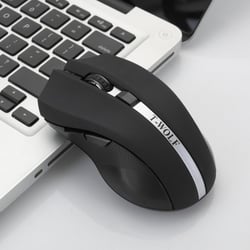Souris Sans Fil 5 Boutons 2000 DPI Silencieuse Pour Gaming Et Bureau Noir YONIS