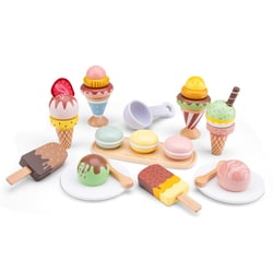 Ensemble de glaces en bois 25 pcs - New Classic Toys