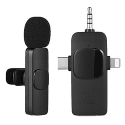 Microphone Sans Fil 2 En 1 Pour iPhone Android Compact Et Polyvalent YONIS