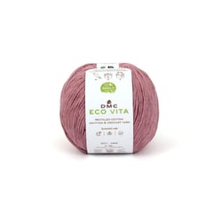 DMC - Fil Coton Recyclé Eco Vita 3mm 100g Tricot et Crochet Col. 115 rose