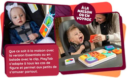 Table d'activités modulables - play tab essential  - dès 12 mois