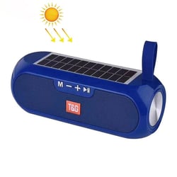 Enceinte Bluetooth Solaire Étanche Super Bass Avec FM USB AUX Vert YONIS