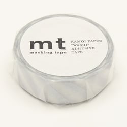 Masking Tape - Grandes rayures argent - 7 m x 15mm