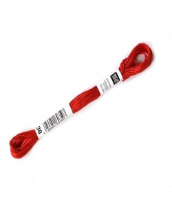 Fil à broder mouliné Uni - Rico Design 030 Rouge