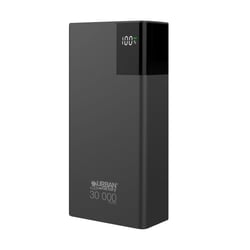 URBAN FACTORY Powerbank 30000mAh Modèle Bigee avec ports USB-A / USB-C Compacte Noir