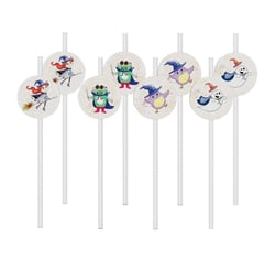 Paille - lot de 8 - Halloween
