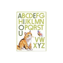 LUC - Kit canevas Chat ABC 25x30cm