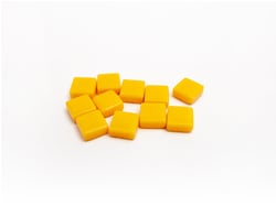 Carreaux mosaïque Jaune Pixel art - Mini - Lot de 40