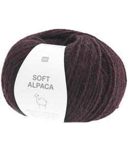 Pelote de laine et Alpaga SOFT ALPACA - Rico Design 15 Bordeaux