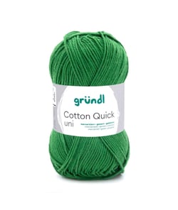 Fil à tricoter COTTON QUICK UNI - Gründl - PPSC - certifié Oeko-Tex 114 Vert