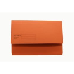 Chemise poche recyclé 285g FC - Orange - x 50 - Exacompta