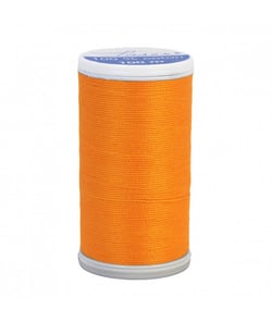 Fil à Coudre Laser 100% Polyester 100m Universel de Distrifil : Solidité et Éclat pour Vos Créations Couture 3602 Orange