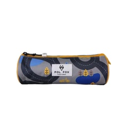 Trousse ronde 1 compartiment POL FOX – Gris – RACE