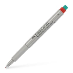 Feutre - Rouge - Non permanent - Pointe fine - Faber-Castell - Multimark