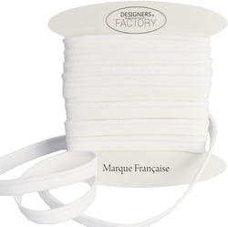 Passepoil Coton blanc par 5 mètres – designers-factory