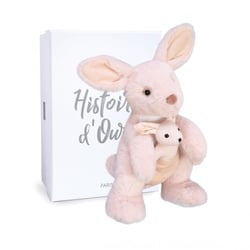 Peluche Kangourou Beige - 30 cm