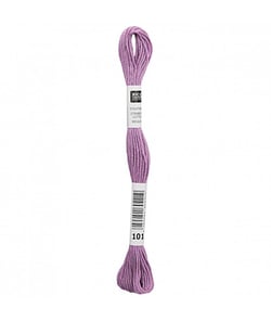 Fil à broder mouliné Uni - Rico Design 101 Violet