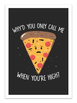 Affiche 30 x 40 cm - Pizza Hangover - EduEly