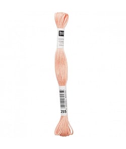 Fil à broder mouliné Uni - Rico Design 255 Rose