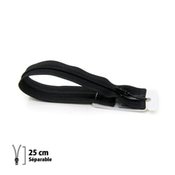 Fermeture éclair Z45 - Séparable 4mm - 25 cm