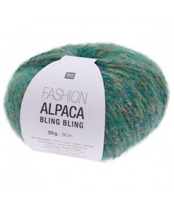 Pelote de Fashion Alpaca Bling Bling - Rico Design 4 Vert