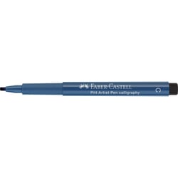 Feutre - Bleu indianthrène - Pointe 2,5 mm - Calligraphie - Pitt Artist Pen - Faber-Castell